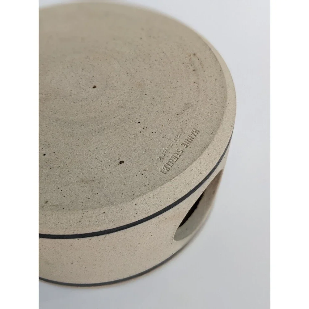 Vintage Hanne Stentøj Denmark Stoneware Candle Warmer Danish Modern MCM Pottery‎
